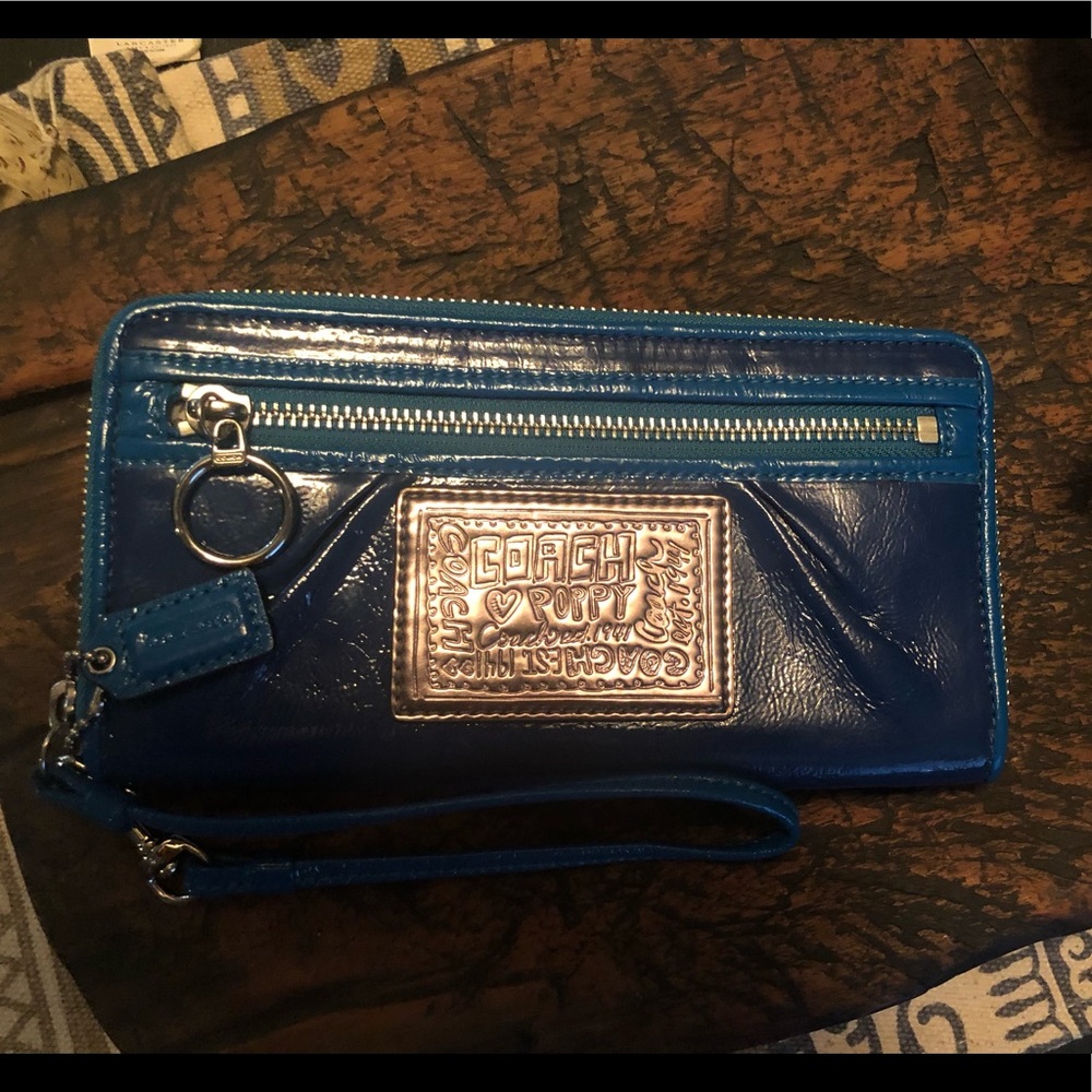 Coach Poppy Wallet Wristlet